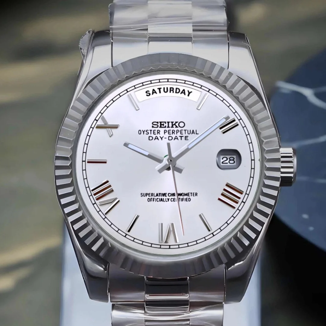 Day Date | White Roman Numeral - Image 2
