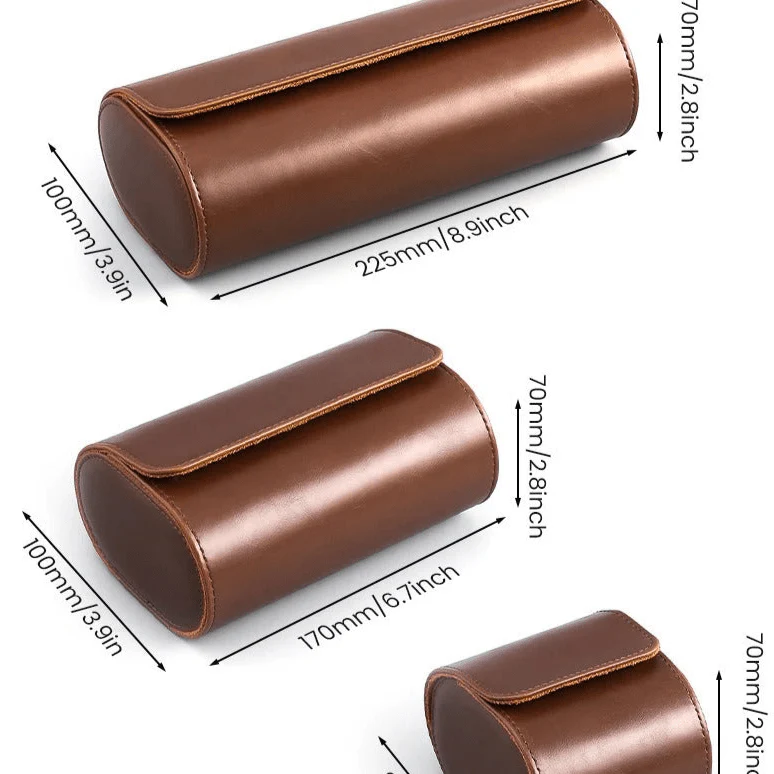 Luxury Leather Watch Roll - Image 6