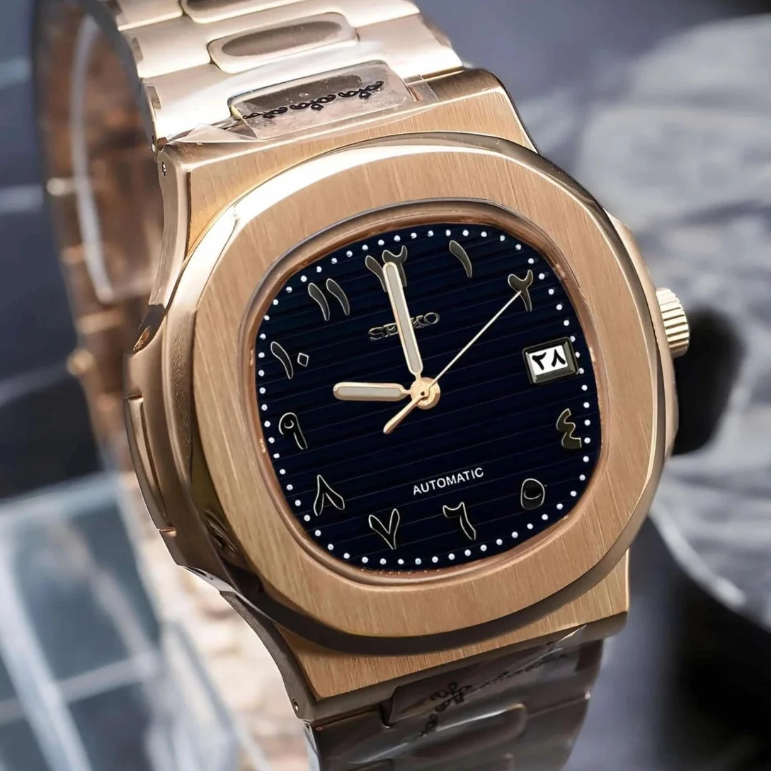 Seikonaut Black Rose Gold Arabic - Image 3