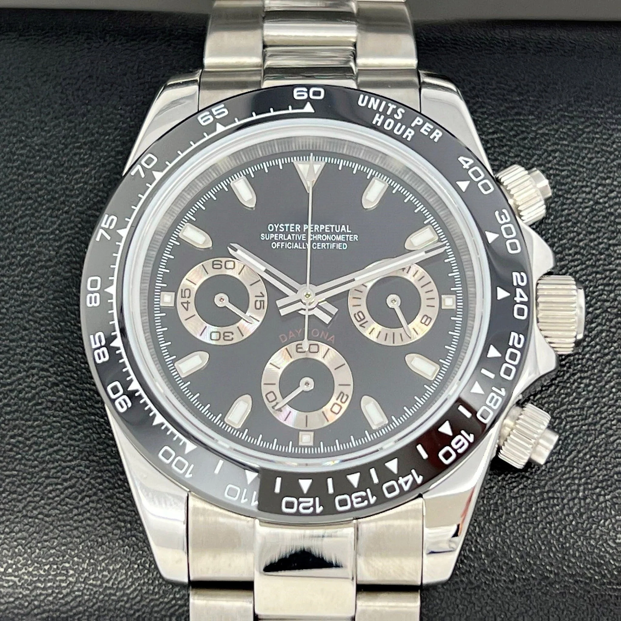 Seiktona Black Chronograph