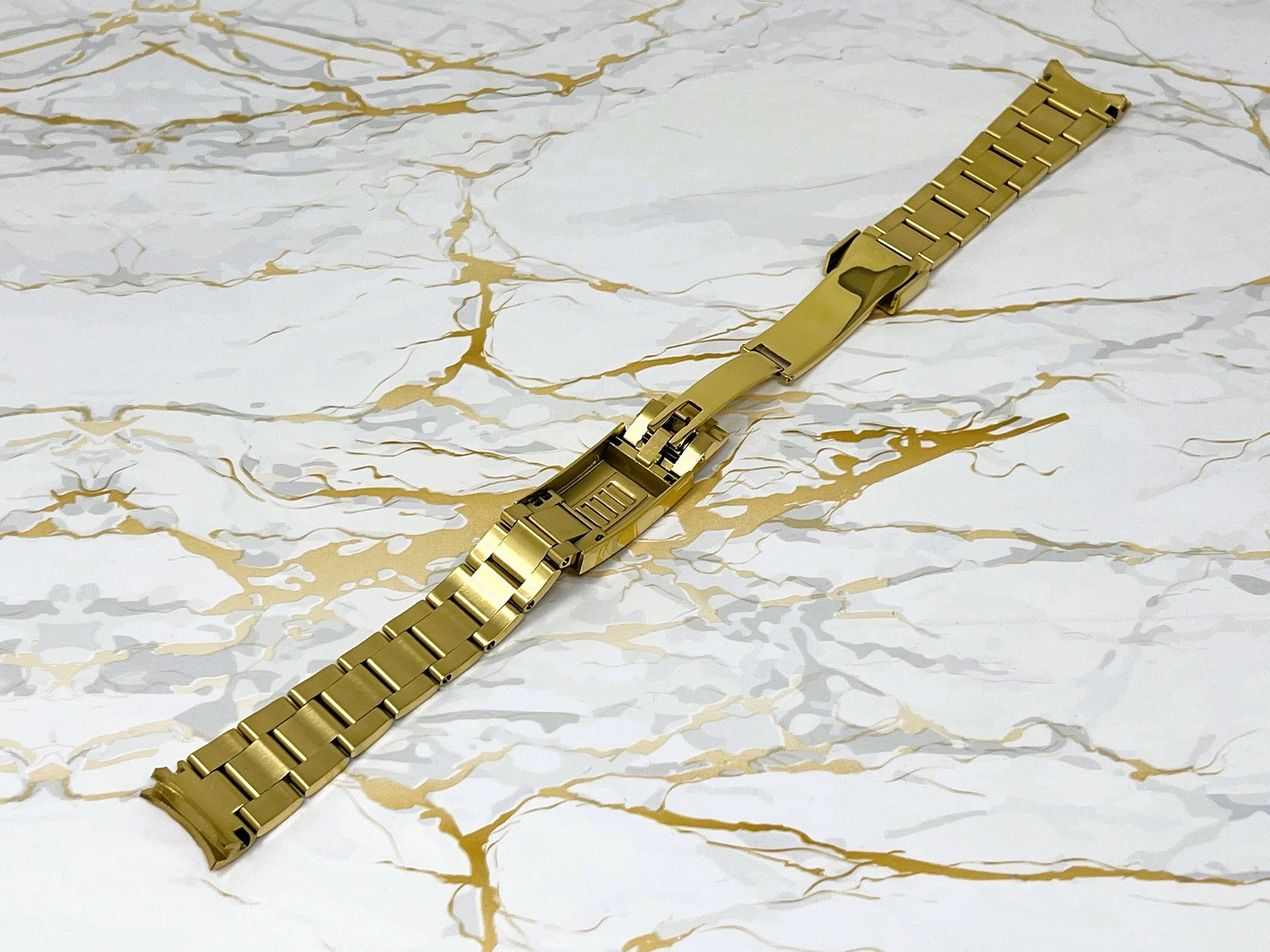 Yellow Gold and Two Tone Watch Strap - Image 4