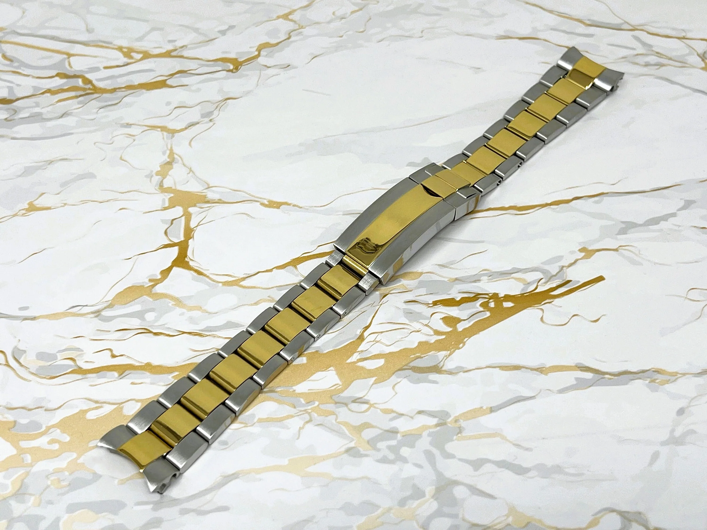 Yellow Gold and Two Tone Watch Strap - Image 5