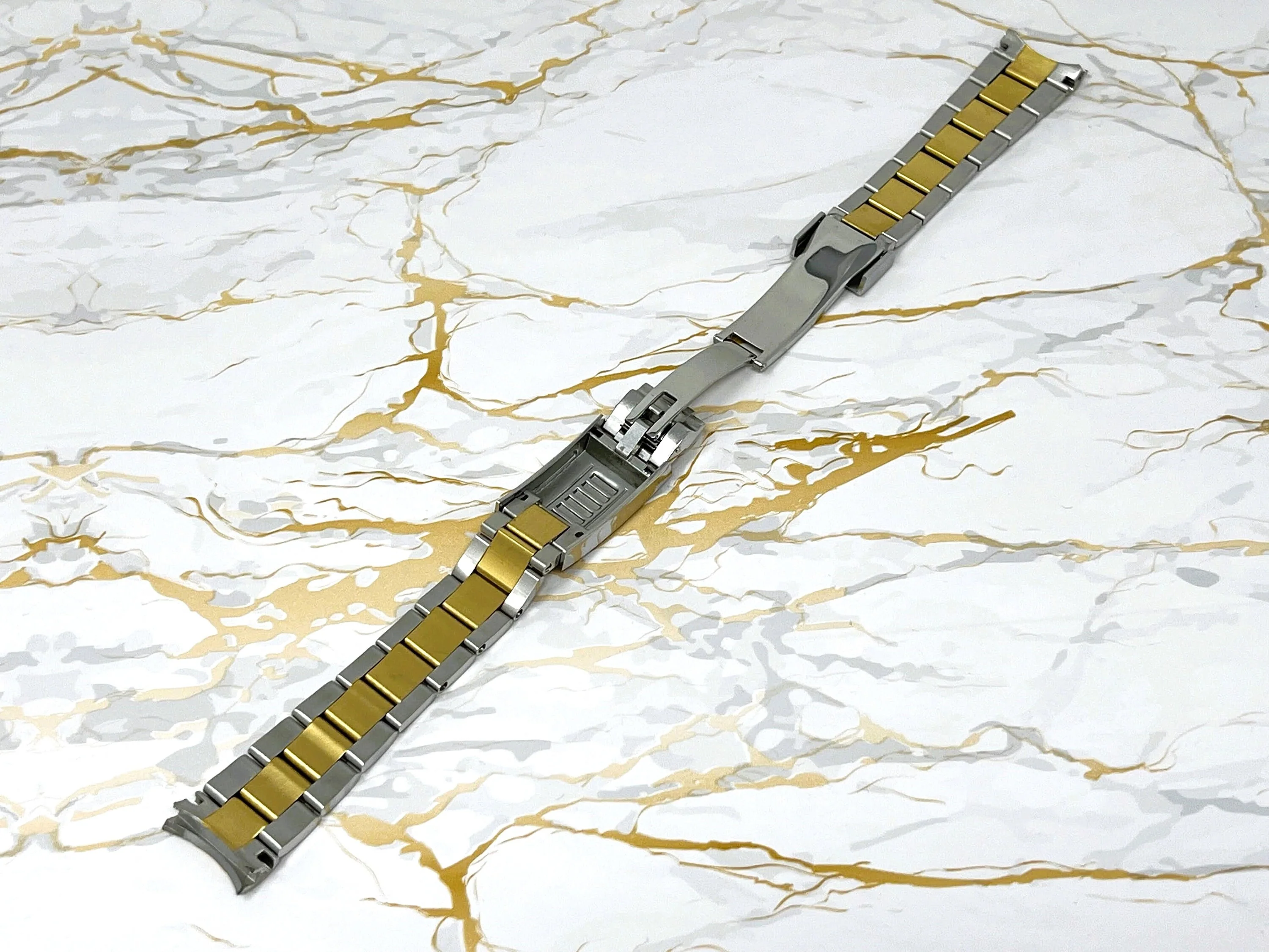 Yellow Gold and Two Tone Watch Strap - Image 7